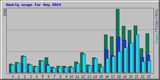 Hourly usage for May 2024